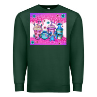 Sports Green stitch coffee cups Premium Sweatshirt - Jasminsmagicworld