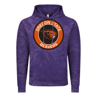 Cloud Purple Oregon College Gift Vintage Hoodie - artisFamous