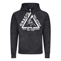 Vintage Black gracie jiu jitsu  2 Vintage Hoodie - artisFamous