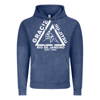 Vintage Denim gracie jiu jitsu  2 Vintage Hoodie - artisFamous