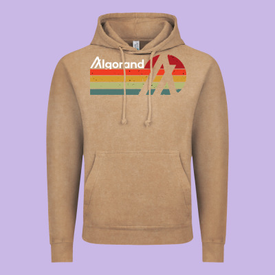 Algorand Algo Crypto Vintage Hoodie Designed By Artisfamous
