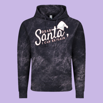 Dear Santa I Can Explain Vintage Hoodie Designed By Artisfamous