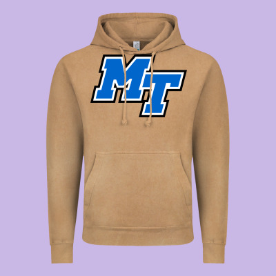 Middle Tennessee Mt Logomark Vintage Hoodie Designed By Artisfamous