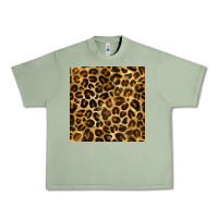 Oil Green leopard seamless pattern Urban Heavy Tee - BundleAndBundleShop