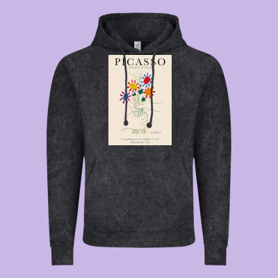 Pablo Picasso   Bouquet Of Peace Vintage Hoodie Designed By Artisfamous