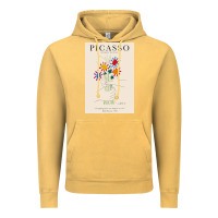 Vintage Mustard pablo picasso   bouquet of peace Vintage Hoodie - artisFamous