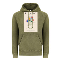 Vintage Olive pablo picasso   bouquet of peace Vintage Hoodie - artisFamous