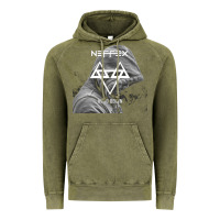Vintage Olive head down Vintage Hoodie - artisFamous
