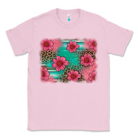 Bubblegum Pink easter spring leopard serape background Classic Tee - Artiststas