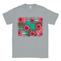 Heather Grey easter spring leopard serape background Classic Tee - Artiststas