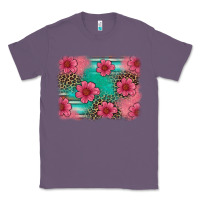 Lavender easter spring leopard serape background Classic Tee - Artiststas