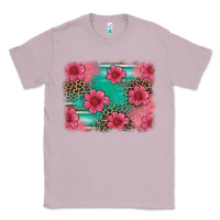 Lilac easter spring leopard serape background Classic Tee - Artiststas