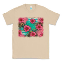 Mushroom easter spring leopard serape background Classic Tee - Artiststas