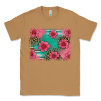 Toasted Coconut easter spring leopard serape background Classic Tee - Artiststas