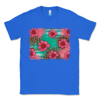 True Royal easter spring leopard serape background Classic Tee - Artiststas