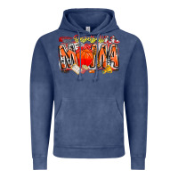 Vintage Denim basketball mama Vintage Hoodie - CowhideDigitalArt
