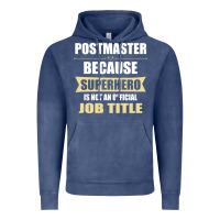 Vintage Denim gift for superhero postmaster Vintage Hoodie - artisFamous