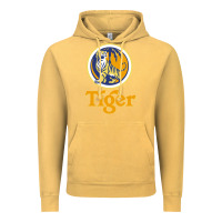 Vintage Mustard The Tiger Vintage Hoodie - artisFamous