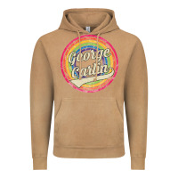 Vintage Camel george carlin   retro rainbow faded style Vintage Hoodie - artisFamous