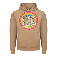 Vintage Coffee george carlin   retro rainbow faded style Vintage Hoodie - artisFamous