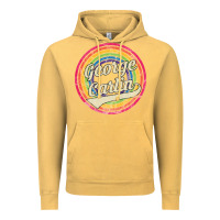 Vintage Mustard george carlin   retro rainbow faded style Vintage Hoodie - artisFamous