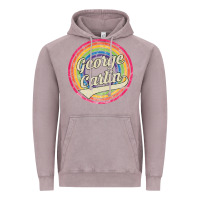 Vintage Zinc george carlin   retro rainbow faded style Vintage Hoodie - artisFamous