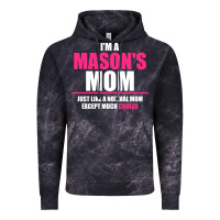 Cloud Black i'm a mason's  mom just like a normal mom Vintage Hoodie - artisFamous