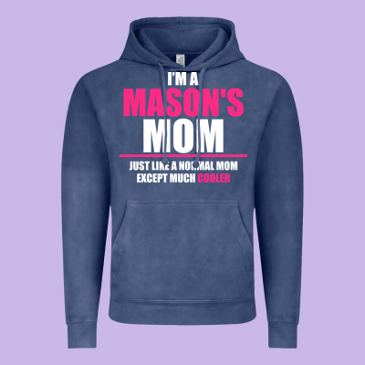 I'm A Mason's  Mom Just Like A Normal Mom Vintage Hoodie Designed By Artisfamous