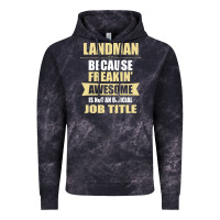 Cloud Black landman because freakin' awesome isn't a job title Vintage Hoodie - artisFamous
