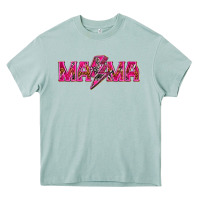 Arona Mama neon lightning bolt mother's day Heavy Core Tee - HowdyJamesFarm