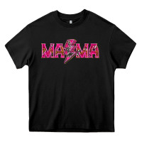 Black Mama neon lightning bolt mother's day Heavy Core Tee - HowdyJamesFarm