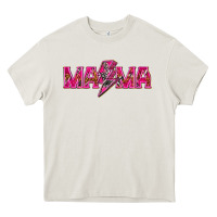 Cream Mama neon lightning bolt mother's day Heavy Core Tee - HowdyJamesFarm