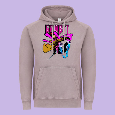 Gambit Vintage Hoodie Designed By Artisfamous