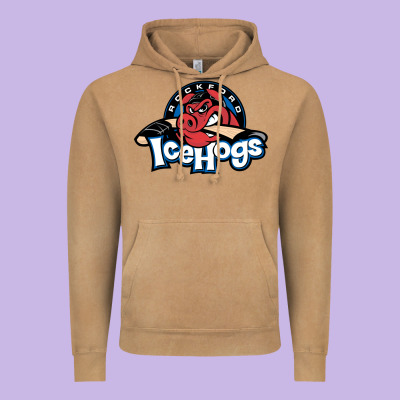 The Icehogs, Rockford Vintage Hoodie Designed By Artisfamous