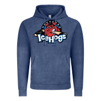 Vintage Denim The Icehogs, Rockford Vintage Hoodie - artisFamous