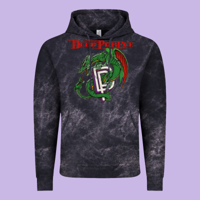 Deep Purple 7 Vintage Hoodie Designed By Artisfamous