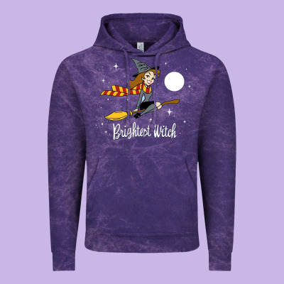 Brightest Witch Vintage Hoodie Designed By Artisfamous