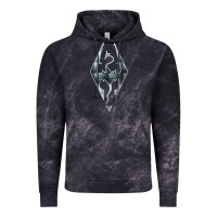Cloud Black skyrim Vintage Hoodie - artisFamous