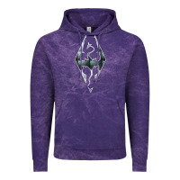 Cloud Purple skyrim Vintage Hoodie - artisFamous