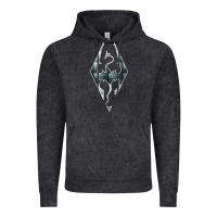 Vintage Black skyrim Vintage Hoodie - artisFamous