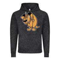 Vintage Black smile mumbly muttley dog Vintage Hoodie - artisFamous
