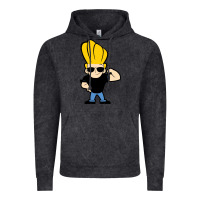Vintage Black johnny bravo chibi Vintage Hoodie - artisFamous