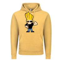 Vintage Mustard johnny bravo chibi Vintage Hoodie - artisFamous