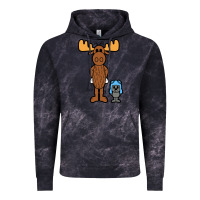 Cloud Black rocky and bullwinkle Vintage Hoodie - artisFamous