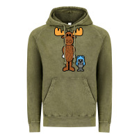 Vintage Olive rocky and bullwinkle Vintage Hoodie - artisFamous