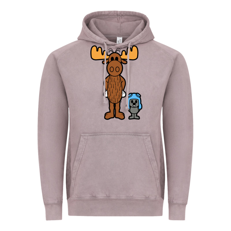 Rocky And Bullwinkle Vintage Hoodie by artisFamous | Teevron