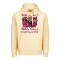 Pina Colada just a girl who loves baby spinosaurus Premium Hoodie - Artiststas
