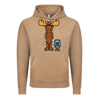Vintage Coffee rocky and bullwinkle Vintage Hoodie - artisFamous