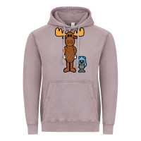 Vintage Zinc rocky and bullwinkle Vintage Hoodie - artisFamous