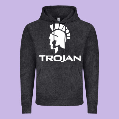 Trojan Condoms Champion Vintage Hoodie Designed By Artisfamous